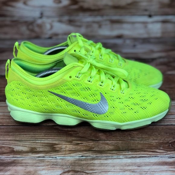 Nike Shoes | Nike Zoom Running Athletic Shoes Yellow | Poshmark